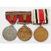 City of London Police 1902 and 1911 Coronations Medal Pair & George VI Special Constabulary Long Service Medal - George F. Gibson, City of London Police & Cambridgeshire Special Constabulary