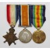 WW1 1914-15 Star Medal Trio - Pte. J.F. Day, Royal Army Medical Corps