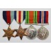 WW2 Medal Group of Four with Original Documents - LAC. L.T. Sprague, Royal Air Force Volunteer Reserve