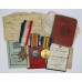 WW1 1914-15 Star Medal Trio with Original Documents - Pte. J.M. Sykes, Royal Army Medical Corps