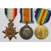 WW1 1914-15 Star Medal Trio with Original Documents - Pte. J.M. Sykes, Royal Army Medical Corps