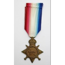 WW1 1914-15 Star - Pte. V. Woolcott, 8th Bn. King's Own Yorkshire Light Infantry