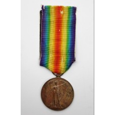 WW1 Victory Medal - Cpl. H. Meadows, Royal Artillery - Wounded