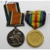 WW1 British War Medal, Victory Medal & Memorial Plaque - Pte. H. Sykes, 8th Bn. North Staffordshire Regiment - K.I.A. 