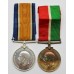 WW1 Mercantile Marine Medal Pair - Charles R. Powell