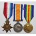 WW1 1914-15 Star Medal Trio - 2.A.M. / Cpl. J.C. West, Royal Flying Corps / Royal Air Force