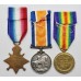 WW1 1914-15 Star Medal Trio - 2.A.M. / Cpl. J.C. West, Royal Flying Corps / Royal Air Force