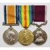 WW1 British War Medal, Victory Medal & Long Service & Good Conduct Medal Group - Pte. / Sjt. F.E. Kingston, 7th Hussars / 11th Hussars