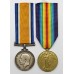 WW1 British War & Victory Medal Pair - Pte. C.M. Johnson, Tank Corps