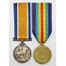 WW1 British War & Victory Medal Pair - Pte. C.M. Johnson, Tank Corps