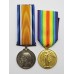 WW1 British War & Victory Medal Pair - Pte. S. Houseley, Machine Gun Corps