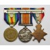 WW1 1914-15 Star, British War & Victory Medal Trio - Pte. M.H. Fox, 16th (Public Schools) Bn. Middlesex Regiment