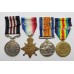 WW1 Military Medal, 1914-15 Star, British War Medal & Victory Medal Group - Bmbr. S. Symons, C.236 / London Bde. Royal Field Artillery