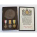 WW1 1914-15 Star Medal Trio, Memorial Plaque & Scroll - Spr. N. Barron, 88th Field Coy. Royal Engineers - Died (Gallipoli)
