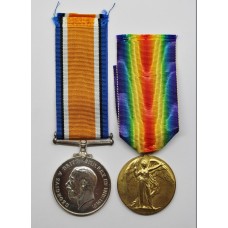 WW1 British War & Victory Medal Pair - Gnr A.C. Croft, Royal Artillery