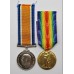 WW1 British War & Victory Medal Pair - Gnr A.C. Croft, Royal Artillery