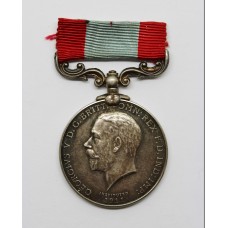 George V Rocket Life Saving Apparatus Volunteers Long Service Medal - William Henry Watts