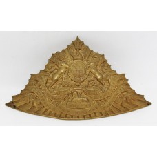 Victorian 12th (Prince of Wales Royal) Lancers Czapka Cap Plate