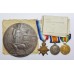 WW1 1914-15 Star Medal Trio and Memorial Plaque - A/Bmbr. R.H. Oxtoby, Royal Artillery (D.C.M. Recipient) - K.I.A.
