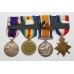 WW1 1914-15 Star Trio and Royal Fleet Reserve Long Service & Good Conduct Medal Group of Four - C. Warder, Mne. Royal Fleet Reserve
