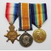 WW1 1914-15 Star, British War & Victory Medal Trio - Lieut. V.O. Jones, Royal Field Artillery