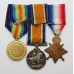 WW1 1914-15 Star, British War & Victory Medal Trio - Lieut. V.O. Jones, Royal Field Artillery