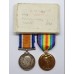 WW1 British War & Victory Medal Pair - Pte. W.C. Linacre, Royal Army Medical Corps