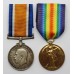 WW1 British War & Victory Medal Pair - Pte. W.C. Linacre, Royal Army Medical Corps