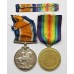 WW1 British War & Victory Medal Pair with 4 Hallmarked Silver Sporting Medallions - Pte. W.W. Blythe, Royal Army Medical Corps