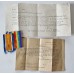 WW1 British War & Victory Medal Pair with Original Documents & Box of Issue - Pte. E.G. Colston, Royal Army Medical Corps