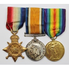 WW1 1914-15 Star, British War & Victory Medal Trio - Cpl. A.E. Hall, Royal Army Medical Corps