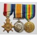 WW1 1914-15 Star, British War & Victory Medal Trio - Cpl. A.E. Hall, Royal Army Medical Corps