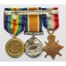 WW1 1914-15 Star, British War & Victory Medal Trio - Cpl. A.E. Hall, Royal Army Medical Corps