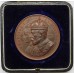 Large Bronze 1911 King George V & Queen Mary Coronation Medallion