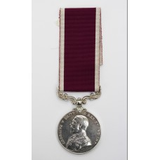 George V Army Long Service & Good Conduct Medal - Gnr. C. Warne, Royal Garrison Artillery