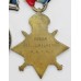 WW1 1914-15 Star Medal Trio and National Union of Agriculture Silver Badge - Pte. J. Wilkins, Royal Army Medical Corps