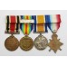 WW1 1914 Mons Star Medal Trio and Special Constabulary Long Service Medal Group of Four - Gnr. C. Allsopp, Royal Artillery