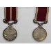 George V Long Service & Good Conduct Medal and Meritorious Service Medal - Q.M. Sjt. (O.R.S.) T.H. Bennent, 4th Bn. West Yorkshire Regiment