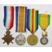 WW1 1914-15 Star Medal Trio (M.I.D.) and Medaille Militaire - Q.M. & Lieut. G. Carroll, 1/3rd E. Lancs. Fd. Amb. Royal Army Medical Corps (Gallipoli)