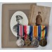 WW1 Military Medal, 1914-15 Star, British War Medal & Victory Medal (MID) - 2nd Lieut. E.C.F. Dunstan, Royal Artillery