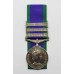 Campaign Service Medal (Clasps - Borneo, Radfan, Malay Peninsula) - Mne. P. McGough, Royal Marines