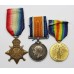 WW1 1914 Mons Star Medal Trio - Gnr, W. Appleton, Royal Garrison Artillery