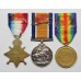 WW1 1914-15 Star Medal Trio - Major (Later Lt. Col.) E.G. Mackenzie, 17th Bn. Royal Fusiliers & Royal Air Force