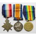 WW1 1914-15 Star Medal Trio - Pte. J. May, 14th Bn. Canadian Infantry