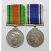 WW2 Defence Medal and George VI Police Long Service & Good Conduct Medal - Sergeant Arthur Sleath, Doncaster Borough Police