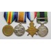 1908 India General Service Medal (Clasp - North West Frontier 1908) and 1914 Mons Star Medal Trio Group of Four - Gnr. G. Robson, Royal Field Artillery