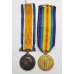 WW1 British War & Victory Medal Pair - Pte. J. O'Shea, Royal Dublin Fusiliers