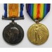 WW1 British War & Victory Medal Pair - Pte. J. O'Shea, Royal Dublin Fusiliers