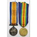 WW1 British War & Victory Medal Pair - Pte. J. O'Shea, Royal Dublin Fusiliers