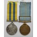 Queen's Korea & UN Korea Medal Pair - Pte. L. Dalby, Duke of Wellington's Regiment